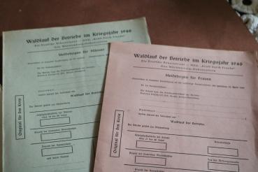 Preview: altes Heft - Betriebsführer - Waldlauf der Betriebe - Gau Württemberg-Hohenzollern 1940 Deutsche Arbeitsfront